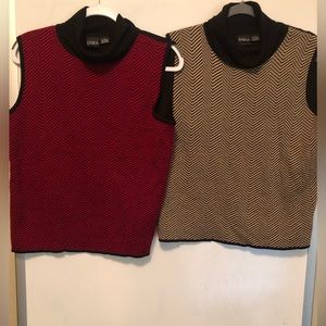 Set of two Erika Size Large Was men’s sleeveless sweaters